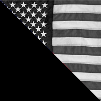 Matte Black+Tonal Flag