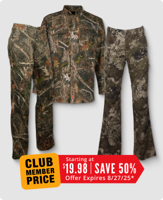 RedHead Silent Hide Shirts or Pants & SHE Outdoor Utility Pants - Save 40%
