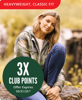 Heavyweight, Classic Fit. 3X CLUB Points. 45961.