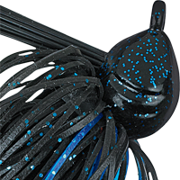 Black Blue Accent