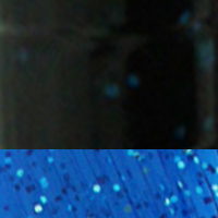 Black Blue Blue Glitter