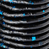 Black Blue Flake