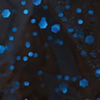 Black Blue Flake