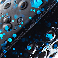 Black Blue Flake