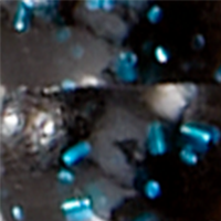 Black Blue Flake