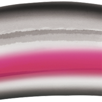 Black Chrome Red Streak
