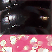Black/Pink Holographic Flake