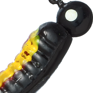 Black Yellow Stripe Red Belly