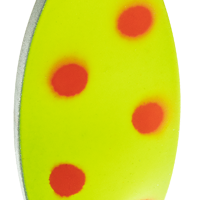 Chartreuse Orange Dot