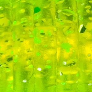 Chartreuse Silver Glitter