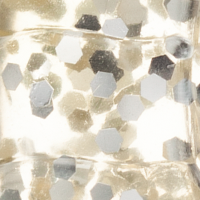 Clear Silver Glitter