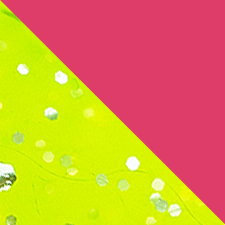 Clear Chartreuse Orange Tip