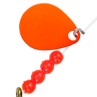 Gold Hook/Flo. Orange Blade