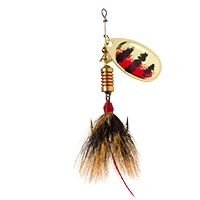 Gold Red/Black Stripe Brown