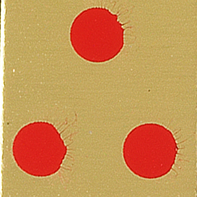 Gold Red Dots