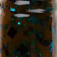 Green Pumpkin/Blue Flake