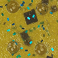 Green Pumpkin/Blue Flake