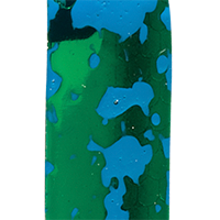 UV Green Splatter Back
