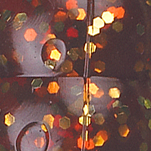 Motor Oil/Glitter/Orange Tail