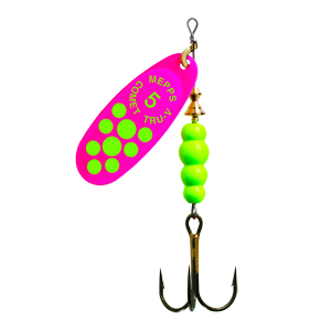 TRU-V Pink Chartreuse Dots
