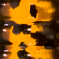 Pumpkin Black Flake