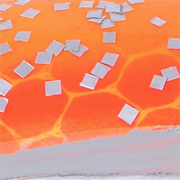 Silver Egg Fluorescent