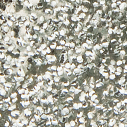 Silver Glitter/Black Back