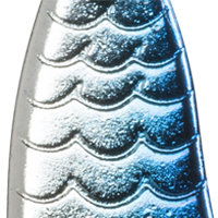 Silver Neon Blue