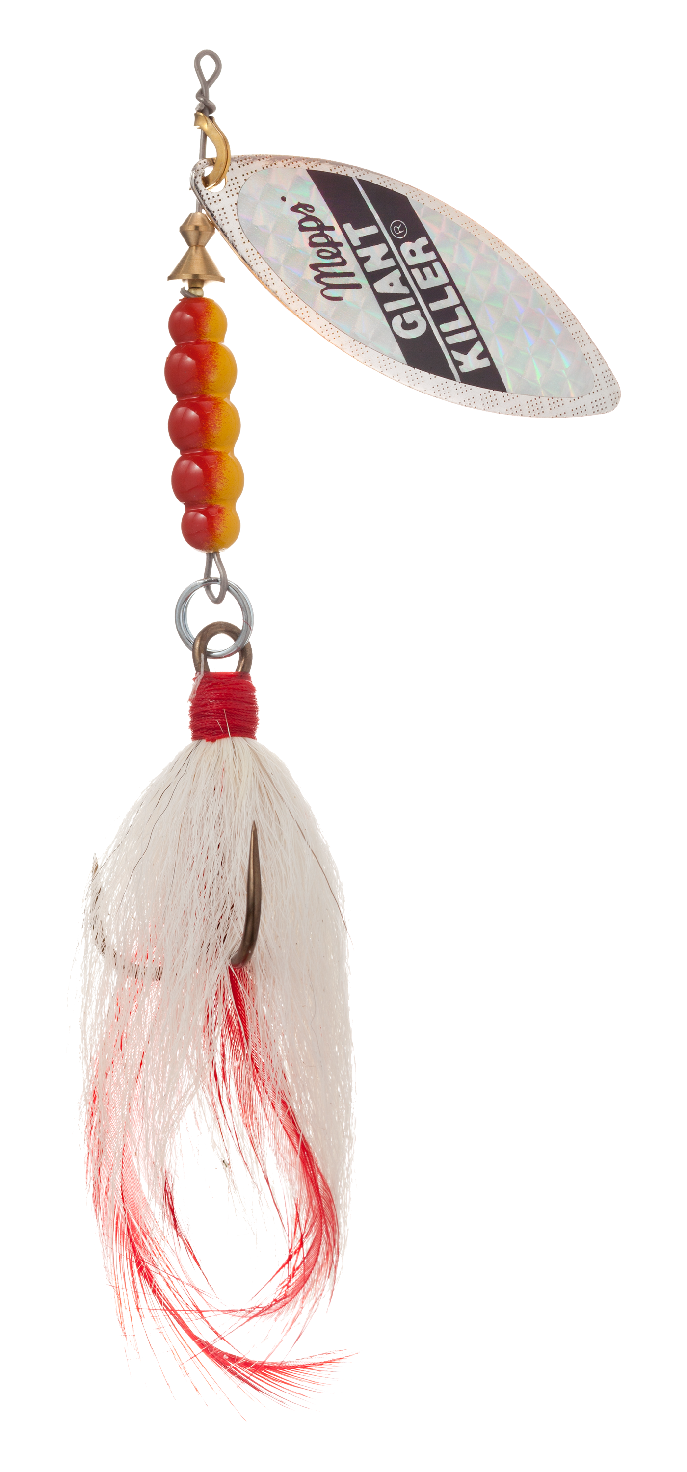 Silver/Rainbo Scale-White
