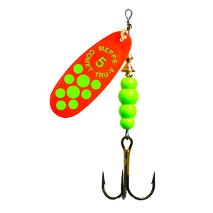 TRU-V Orange Chartreuse Dots