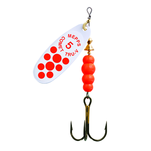 TRU-V White Orange Dots