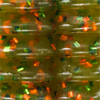 Watermelon/Orange Green Flake