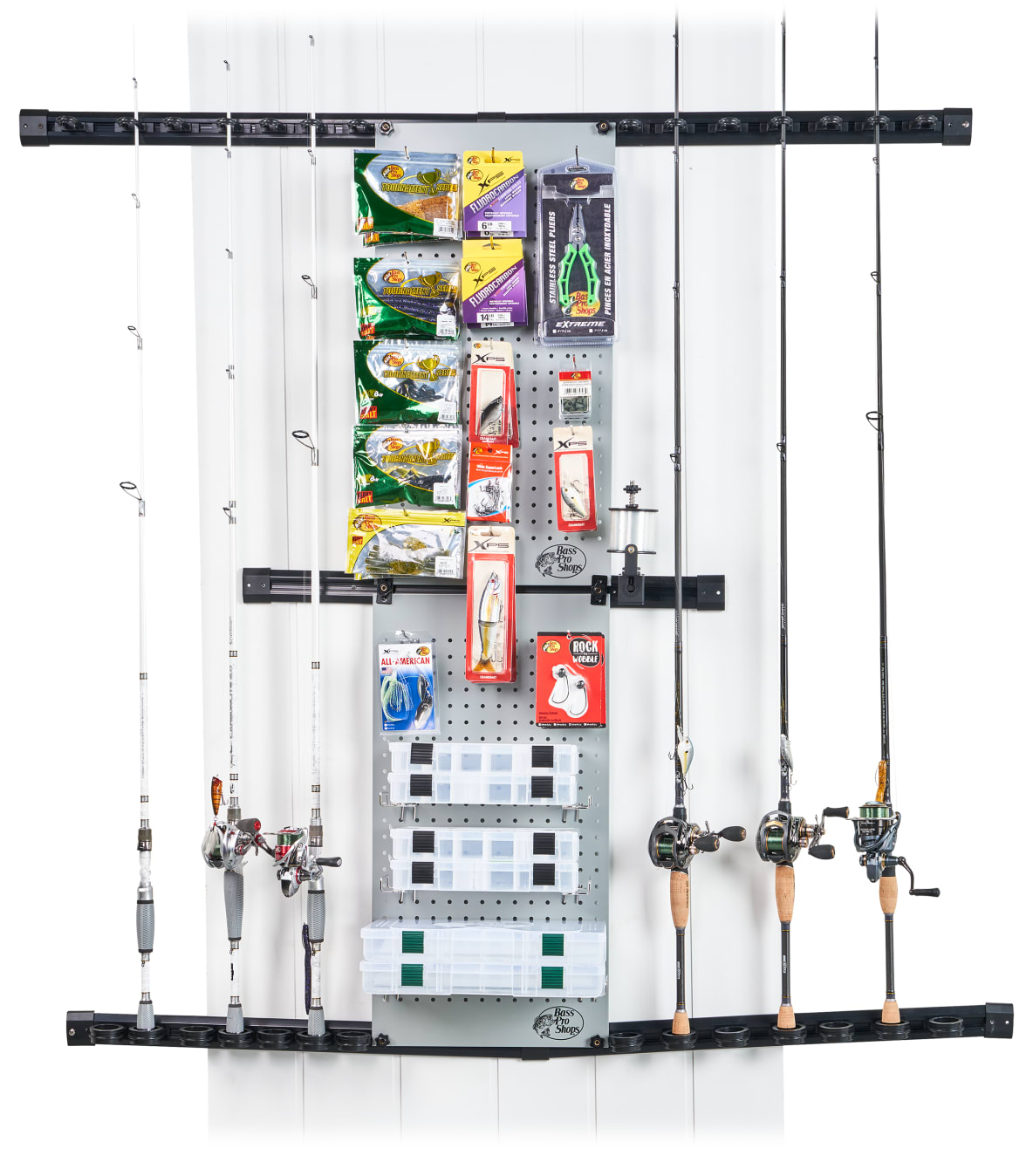 Bass pro shops tackle storage system