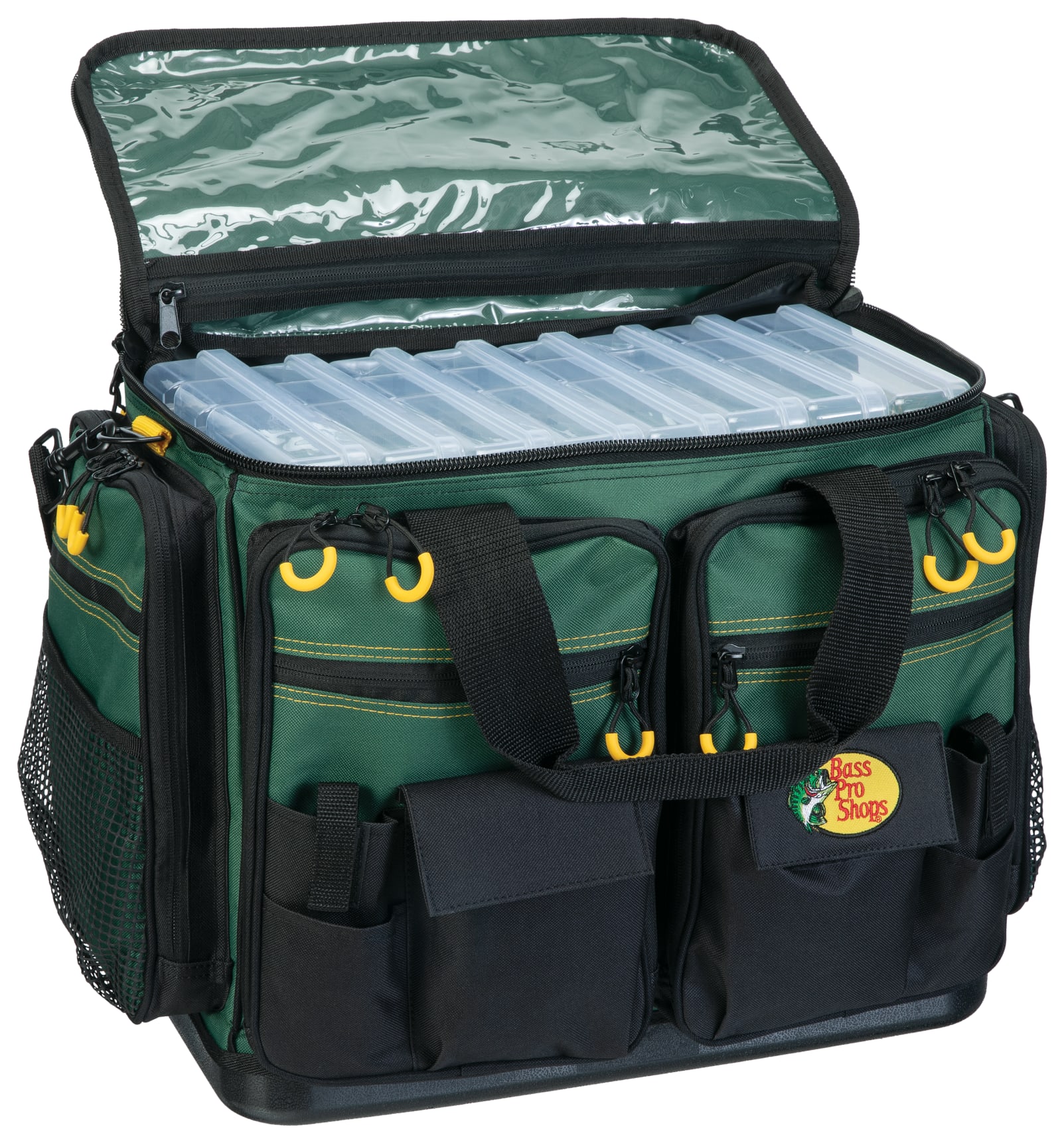 Ozark Trail Soft Sided 370 Pro Fishing Tackle Bag, 5 Tackle Boxes