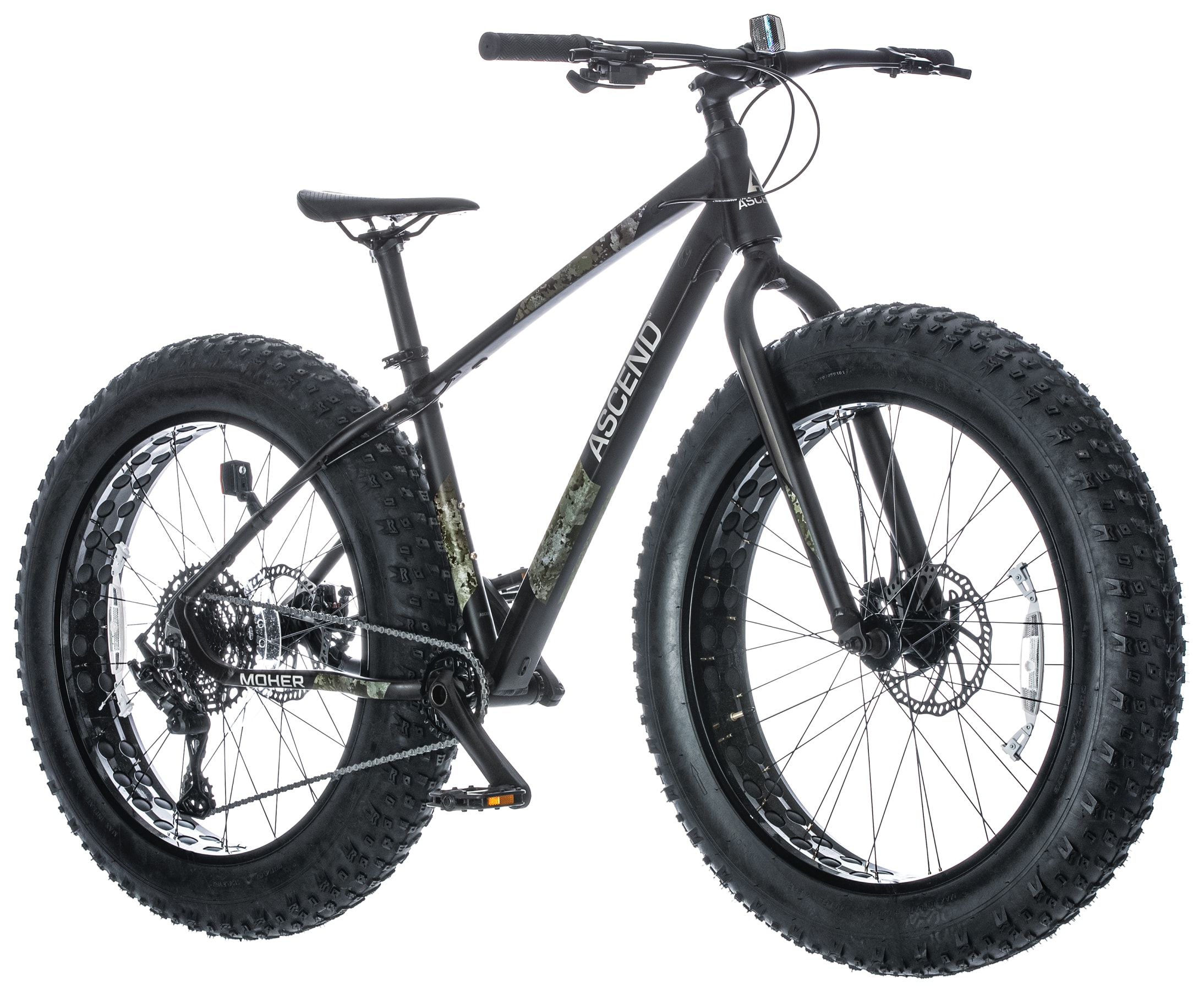 GMC 26 Inch Adult Yukon Fat Tire Mountain Bike Blue Black