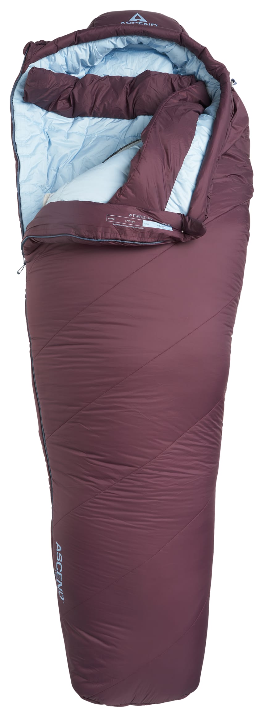 Ascend® Tempest 15° Women’s Mummy Sleeping Bag
