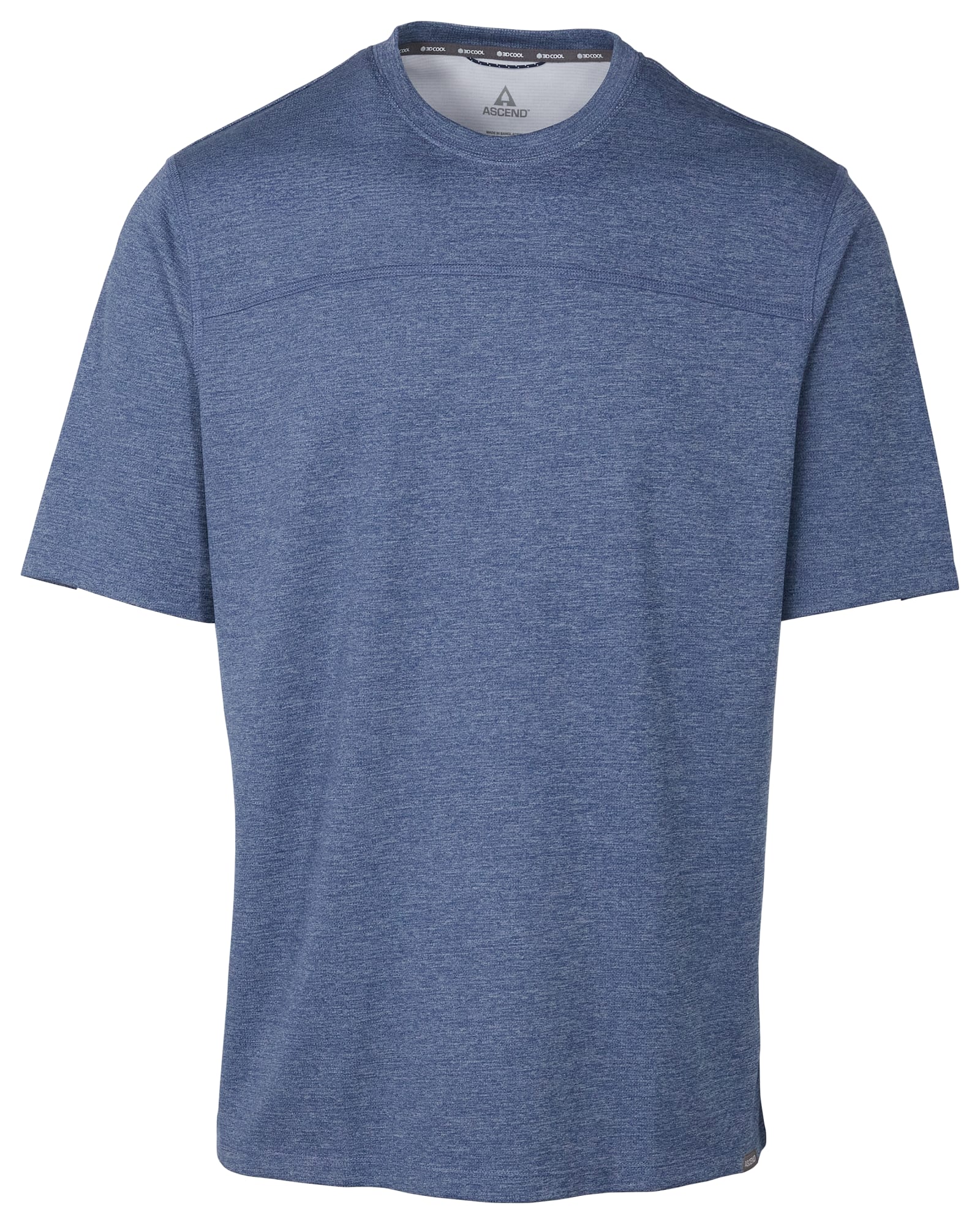Ascend 3D Cool Knit Short-Sleeve Crew
