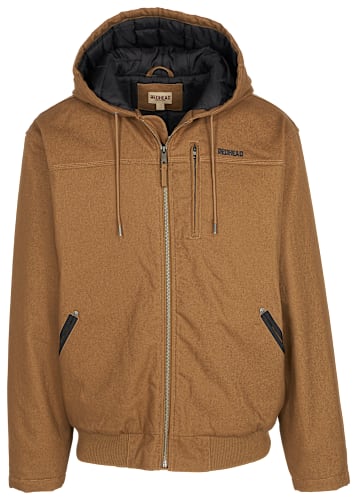 RedHead Pro Series Insulated Canvas Hooded Work Jacket for Men