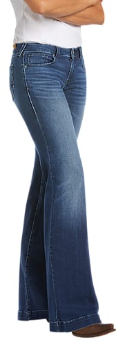 Ariat Mid-Rise Stretch Kelsea Wide-Leg Jeans for Ladies