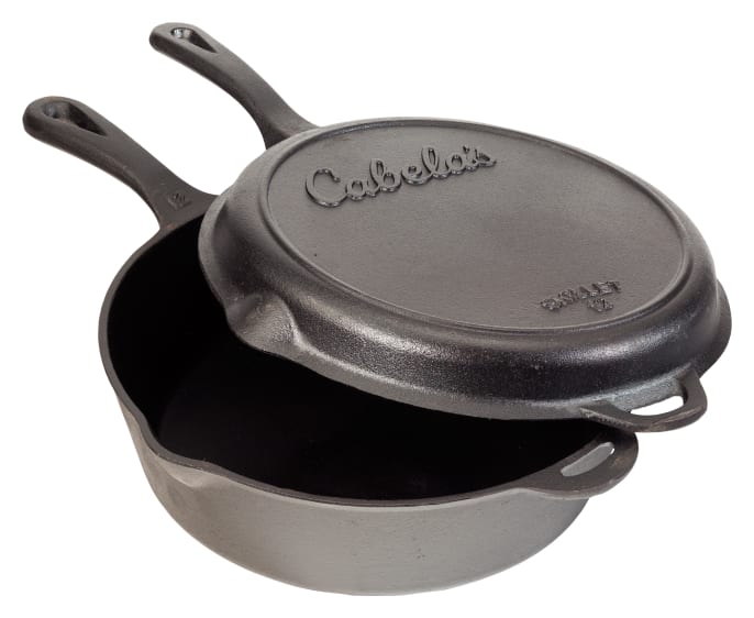 Cabela's Outfitter Series Cast-Iron Deep Skillet with Lid
