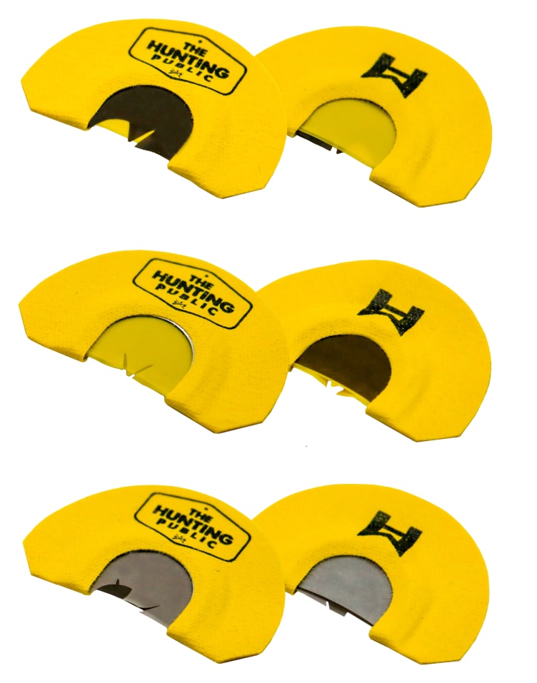 WoodHaven Custom Calls The Hunting Public Mouth Turkey Call 3-Pack