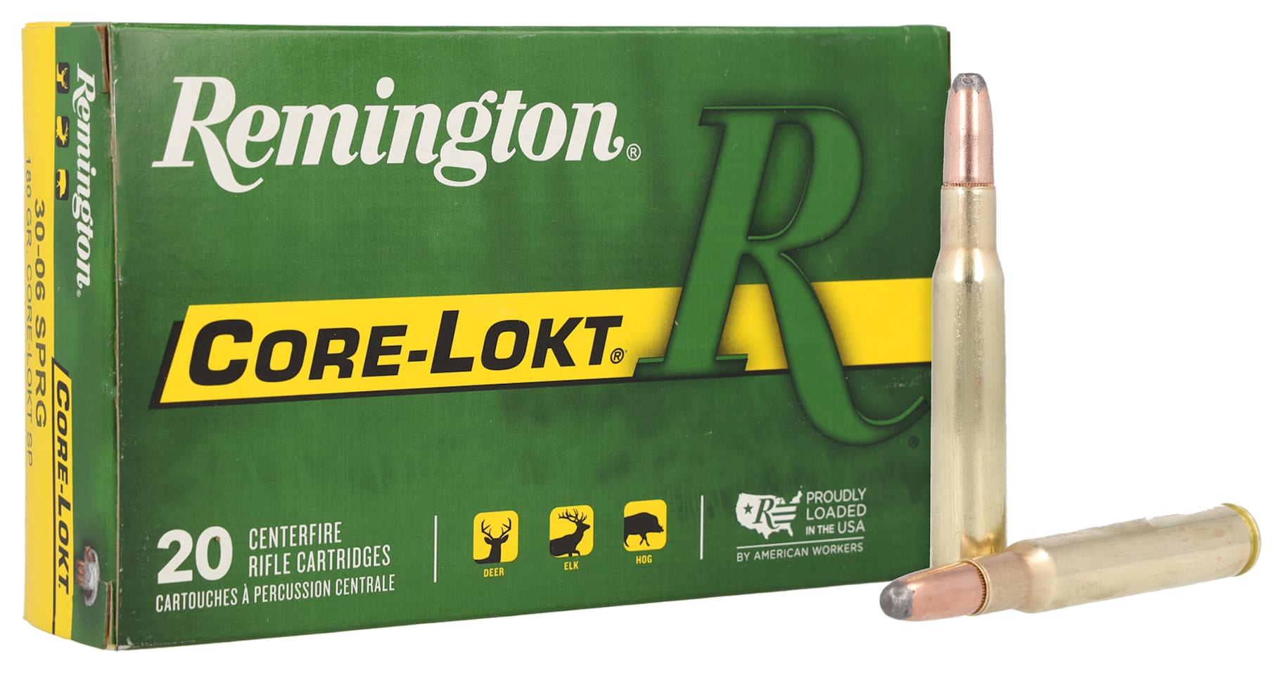 Remington Core-Lokt .30-06 Springfield 180 Grain Centerfire Rifle Ammo