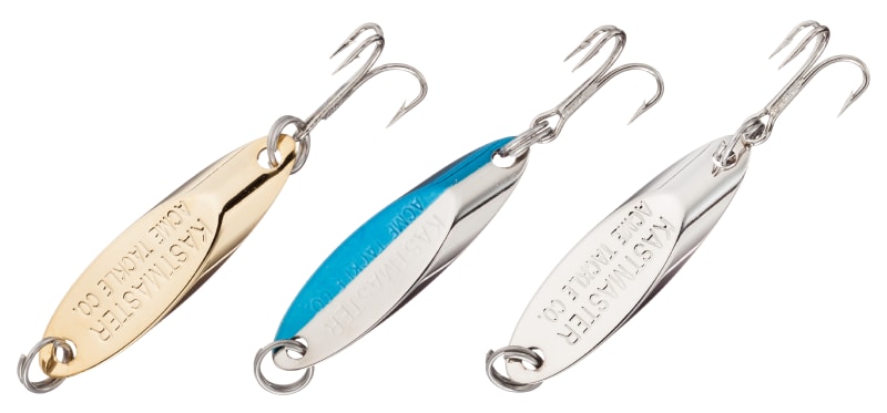 acme kastmaster xl fishing lure Tube Tail Lures trolled or jogged Acme Kastmaters w/ Moonshine Glow