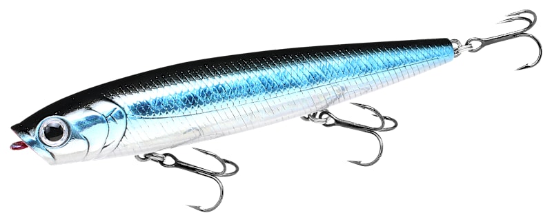 bass craft lures Lucky Craft Gunfish 95 3-Hook Lure - Aurora Black