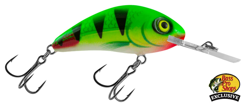 Salmo Rattlin' Hornet Crankbait - 3/16 oz. - Bleeding Firetiger