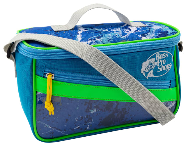 blue tackle bags with plastic zipper Line Cutterz x 4ocean Conservation Fishing Line Cutting Pull size tackle trays in main compartment Bass Pro Shops 3500 Tackle