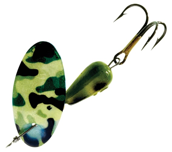 camouflage fishing lure Surface Seducer® Double Barrel Camo Bass Bug popper The Scum Frog Bigfoot 3/8 oz Hollow Body Fishing Lure can be used like a conventional buzz bait CAMO CRAW” KOOSHBALL MICRO FINESSE