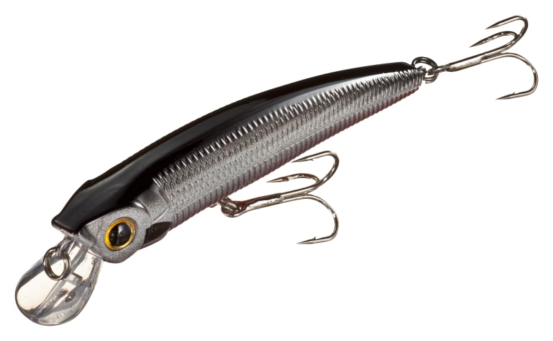 black minnow fishing lures New Spoon 4 monster trout Lures Fiiish Black Minnow 160
