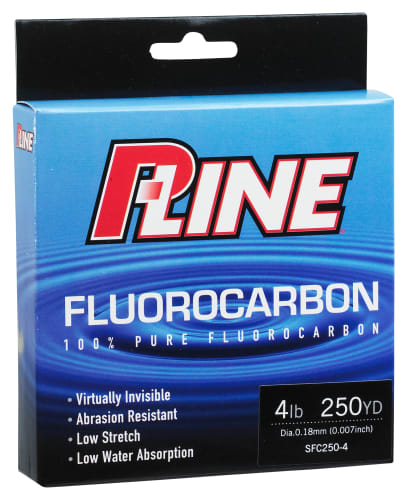 P-Line Fluorocarbon Fishing Line Clear Fluorescent 250 Yards