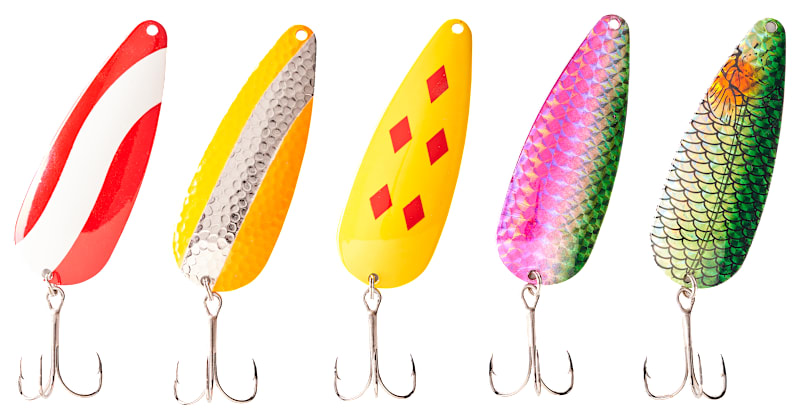 cabelas daredevil fishing lures Eppinger Dardevles Original Spoon – Musky Shop Dardevle Weedless 33-Perch Nickel Back